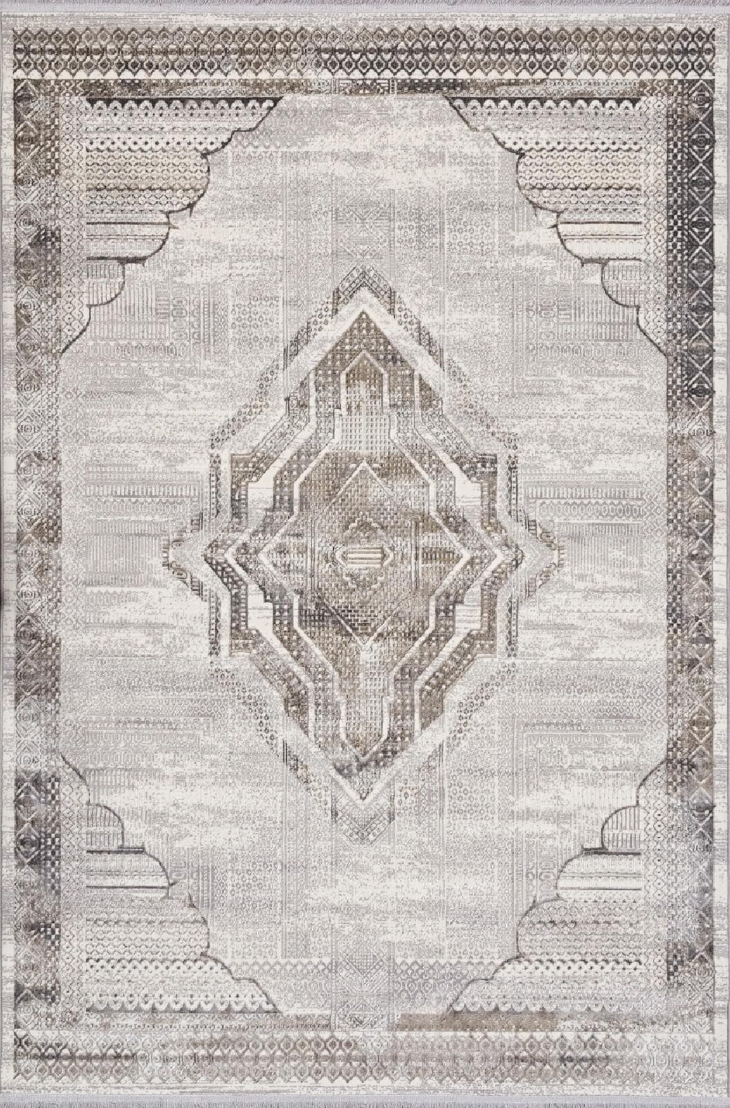 Ковер Ковер Классический ALPIN ASADU 07541A CREAM HB / GREY FDY 1x2м