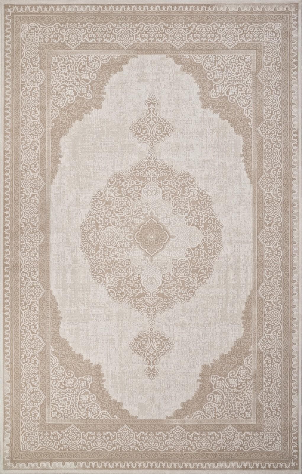 Ковер Ковер Классический ROZA SIESTA M029A WHITE / LIGHT BEIGE 1.56x2.3м