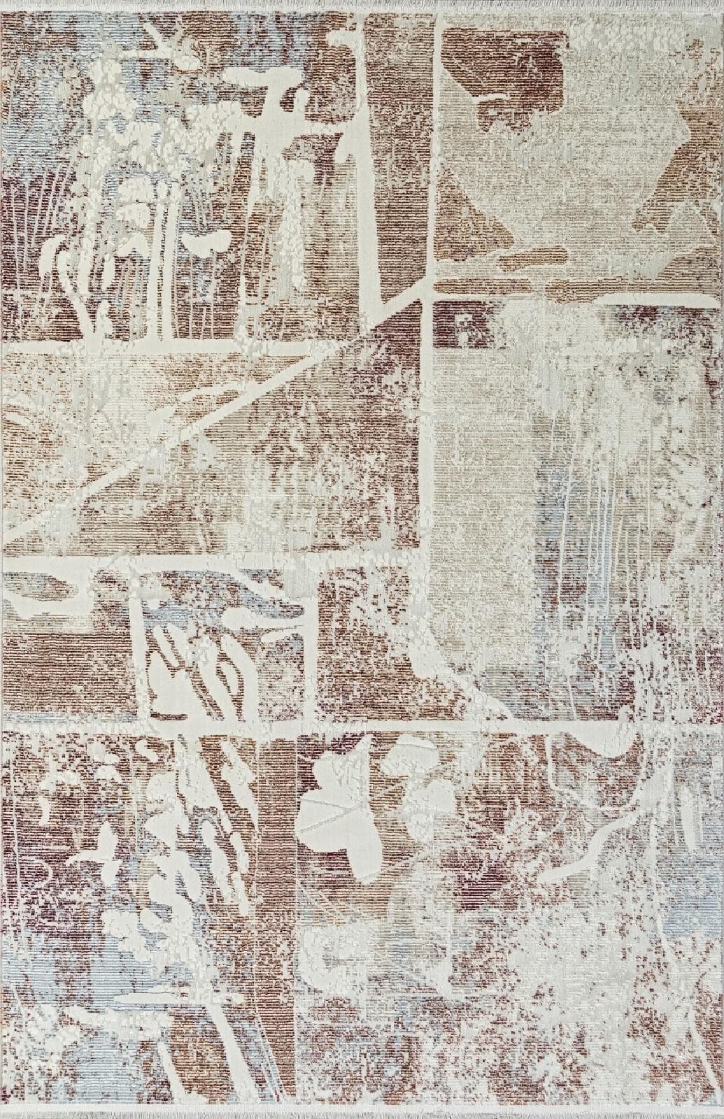 Ковер ALPIN ASADU 00712F L.BLUE FDY / BEIGE FDY 1x2м