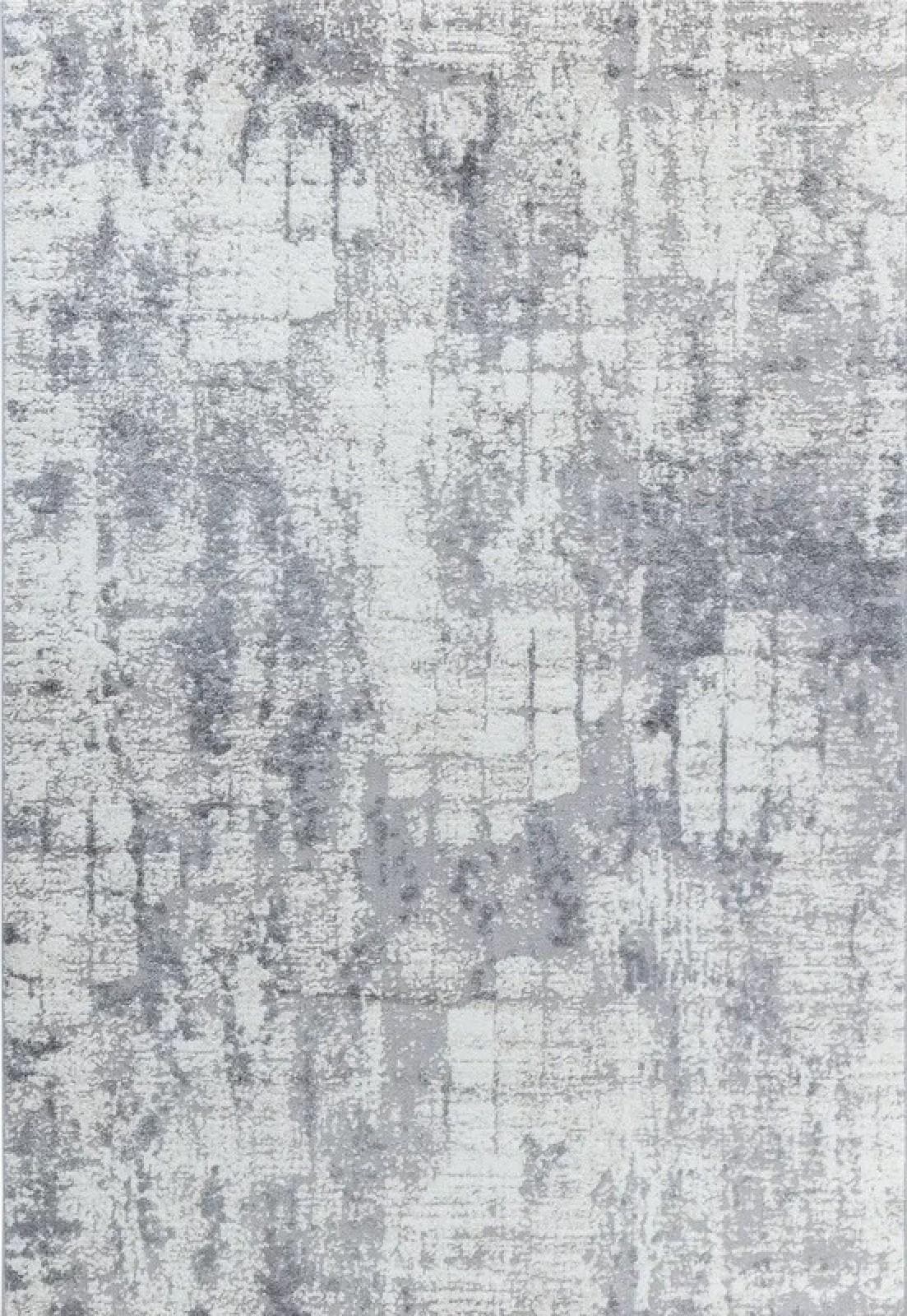 Ковер OZ KAPLAN Coruna B0482B Grey-Kemik 0.8x1.5м