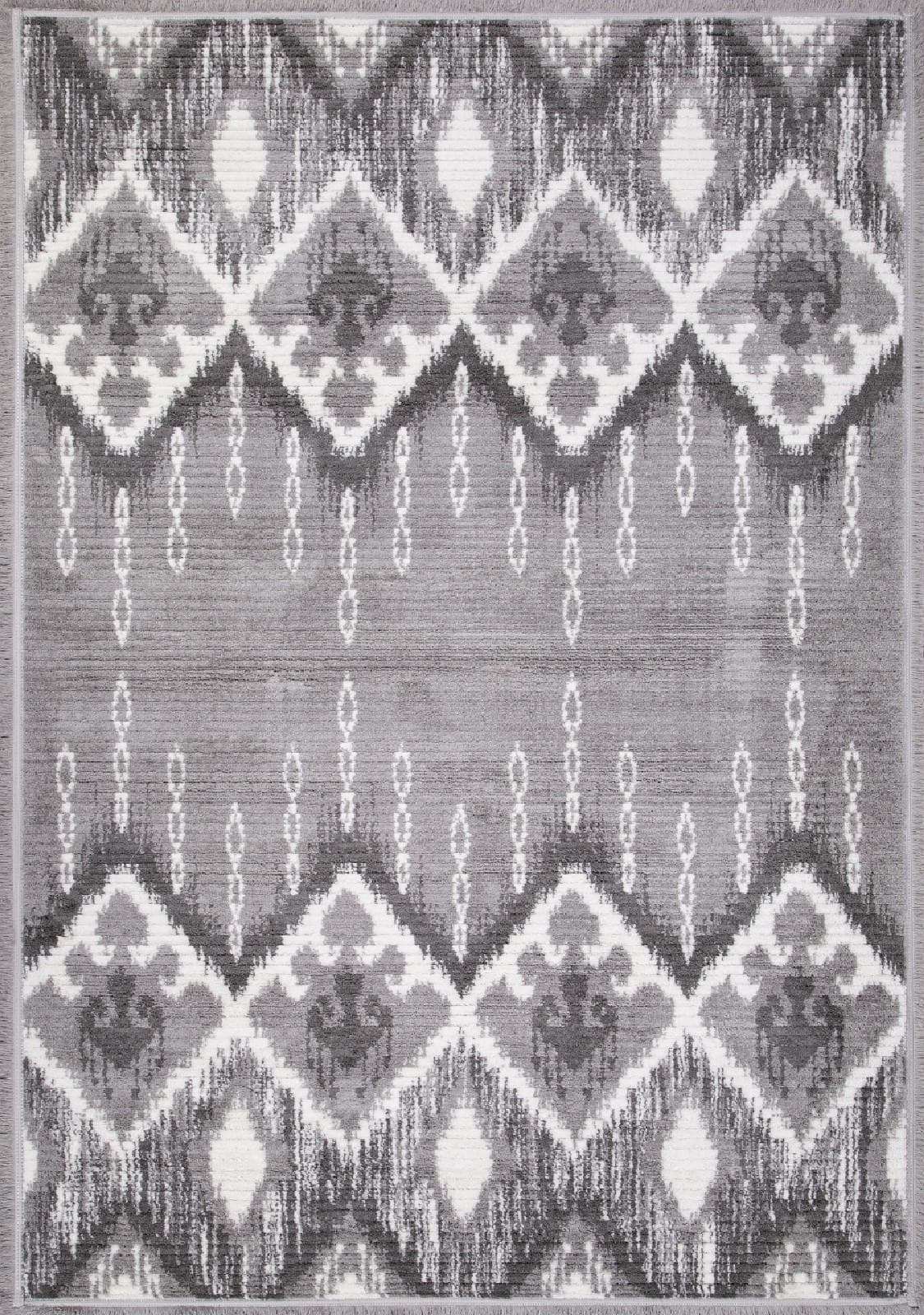 Ковер MILAT JOLI A949AQ L.GREY / P.WHITE 0.8x1.5м