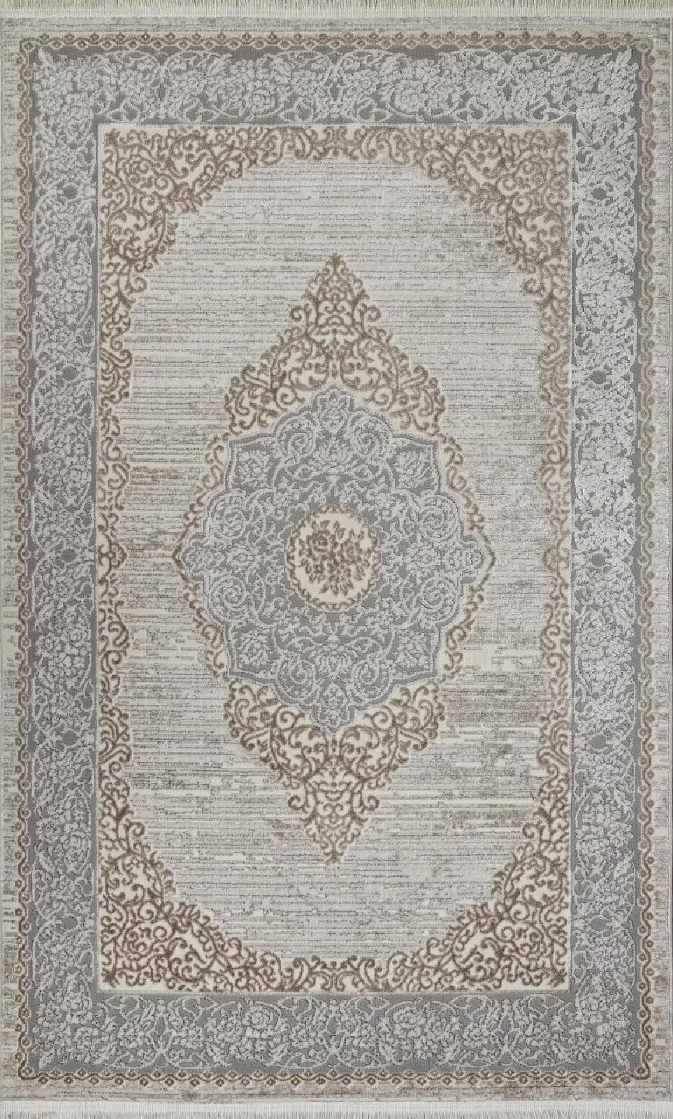 Ковер Ковер Классический KARDELEN MARMARIS 26913A GRY / D.BEIGE 0.77x1.5м