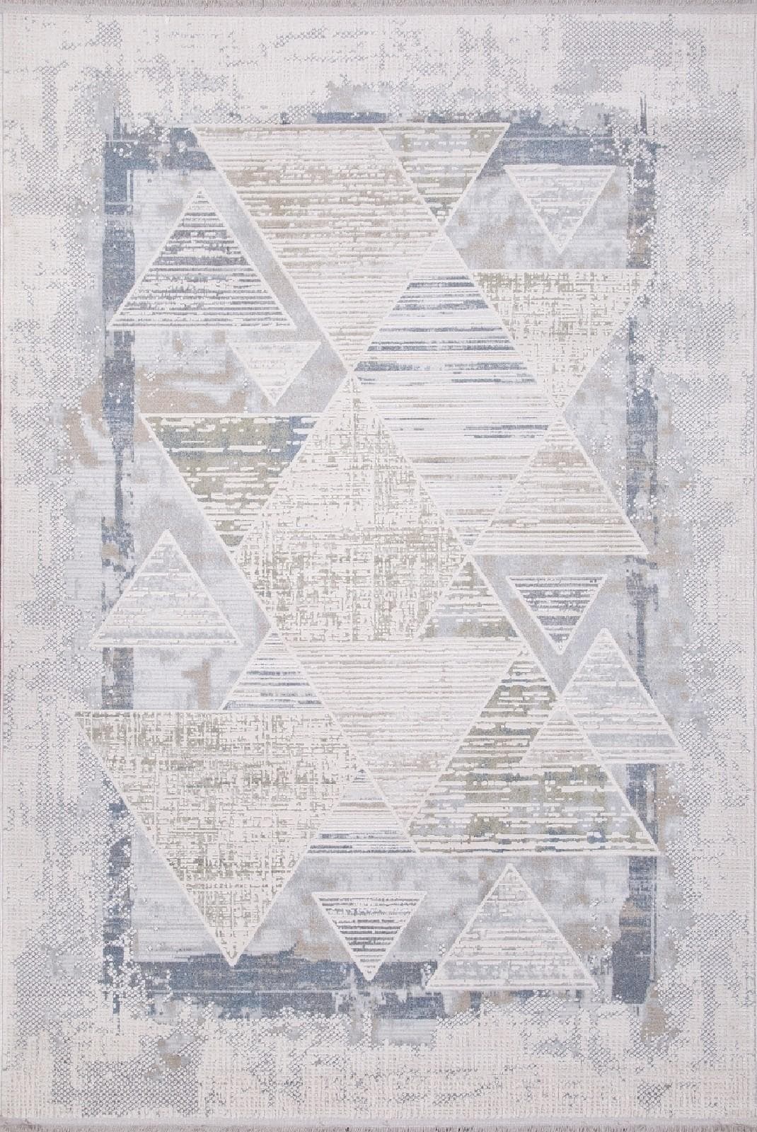 Ковер MILAT PERLA C640AC BEIGE / L.GREEN 0.8x1.5м