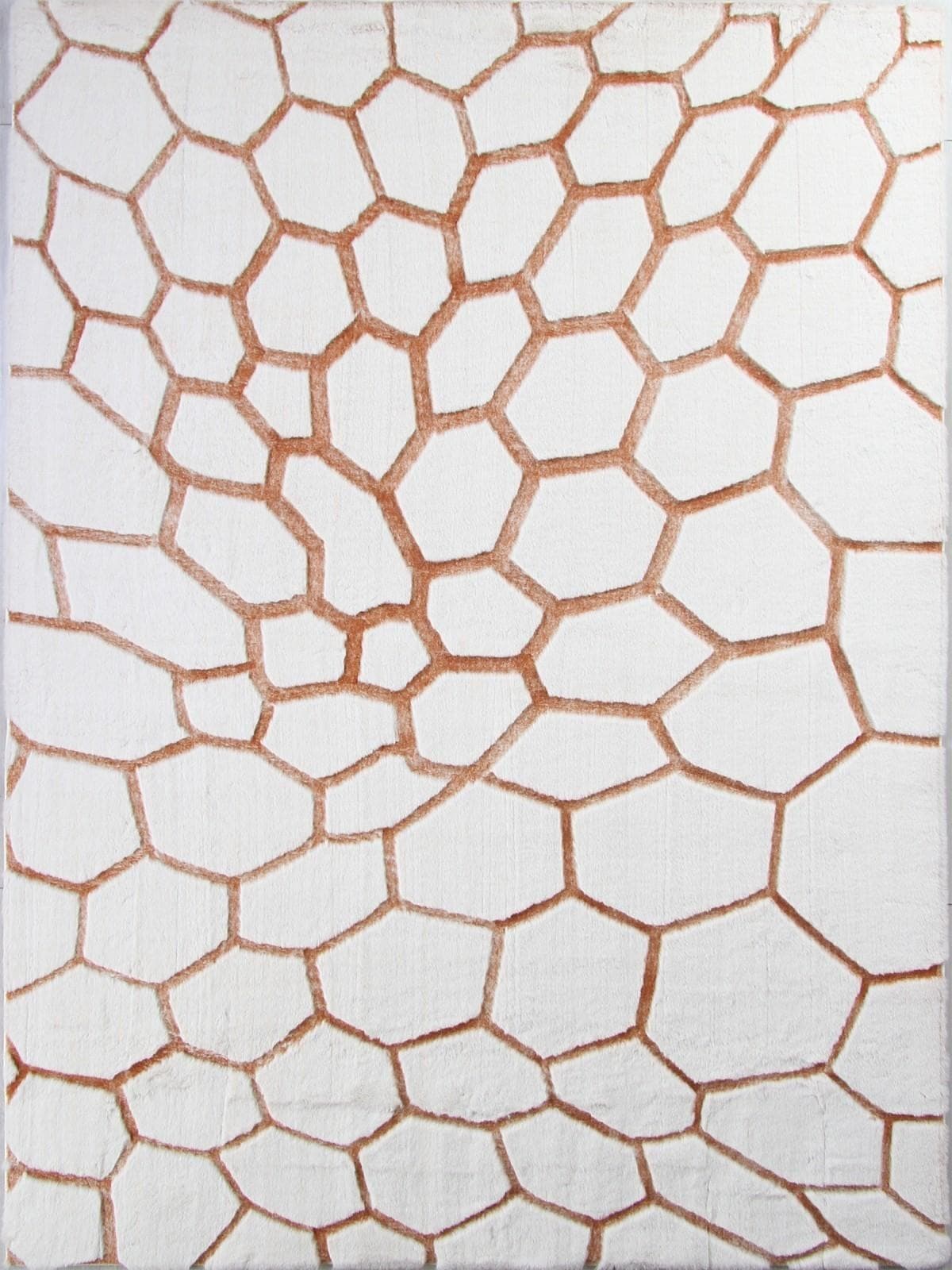 Ковер Ковер Современный PIXEL RABBIT CARVING PX4003 CREAM / TERRA 1.2x1.8м