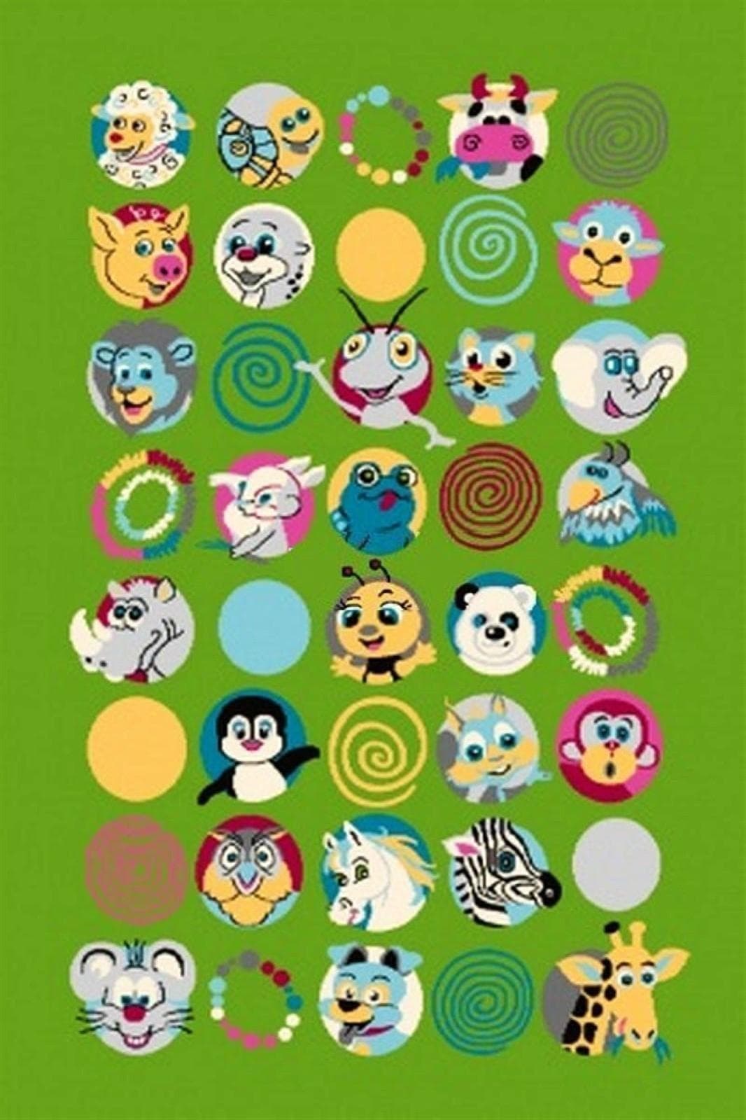 Ковер Agnella Funky Top Sus green 3x4м