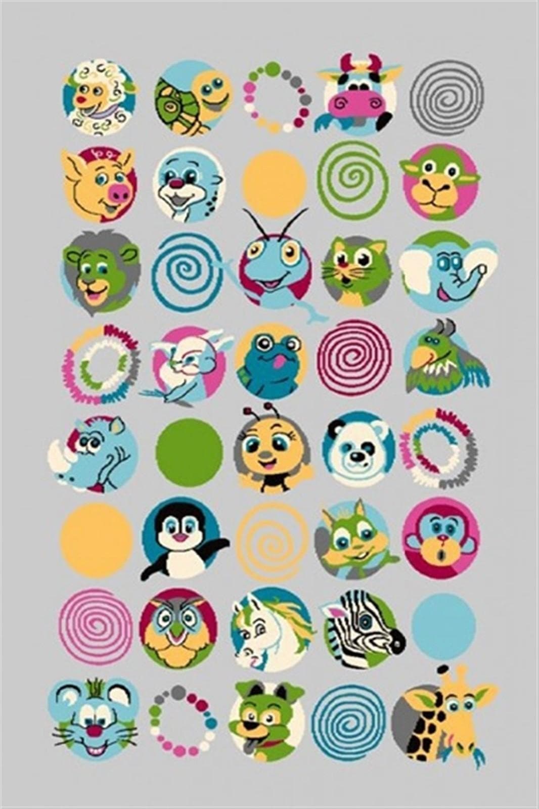 Ковер Agnella Funky Top Sus graphite 2x2.8м