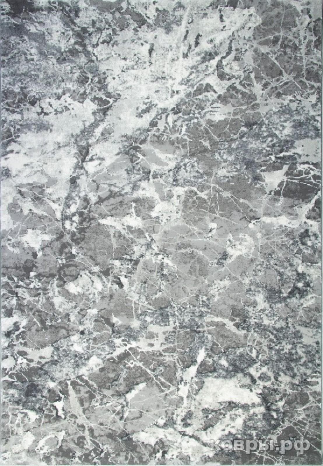 Ковер Ковер KARMEN HALI ARMINA GA025G GREY / GREY Овал 0.8x1.5м