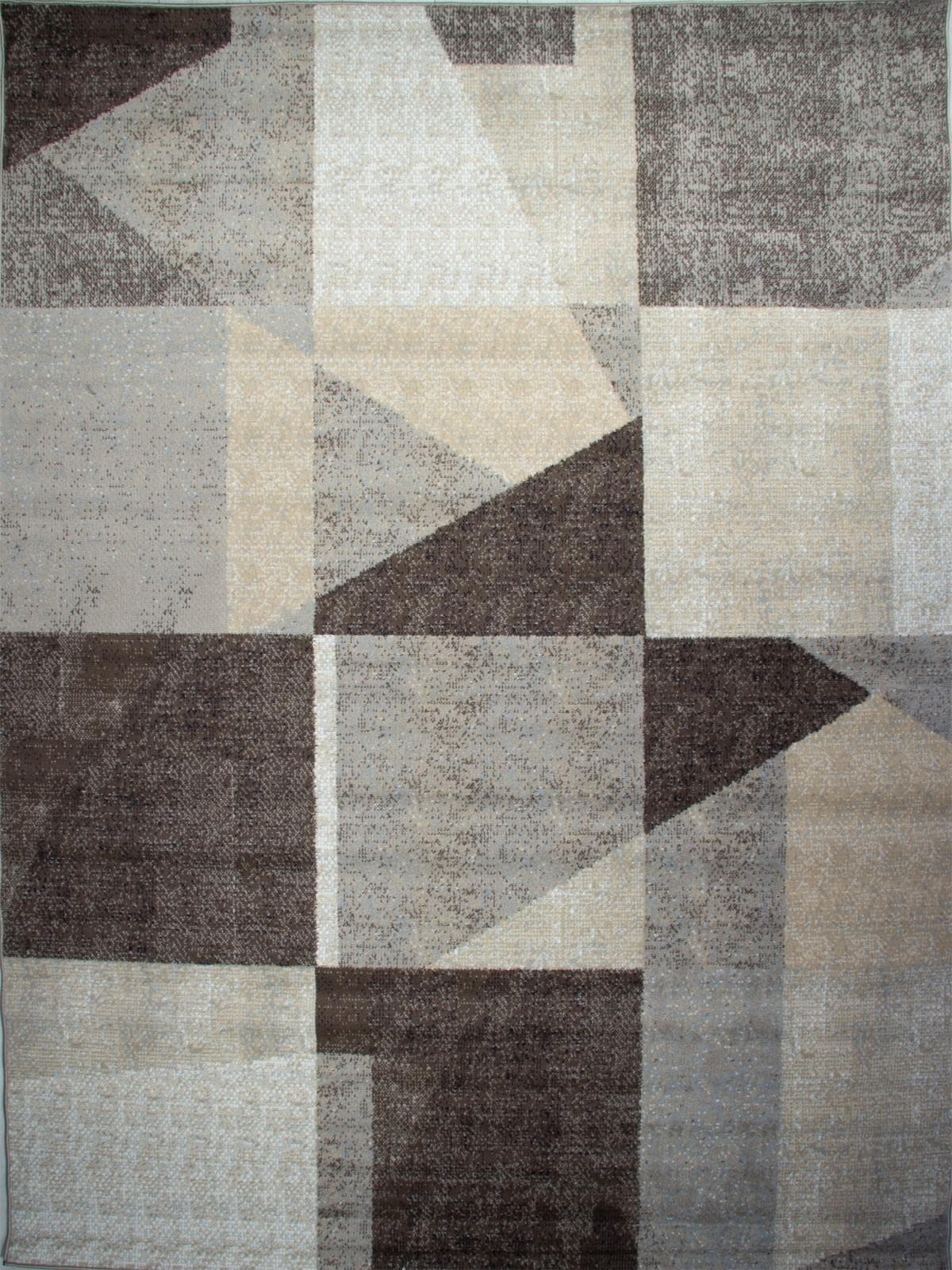 Ковер Ковер AIDIN CARPET PRAGA 06052A BROWN / TOZ GRI 0.8x1.5м