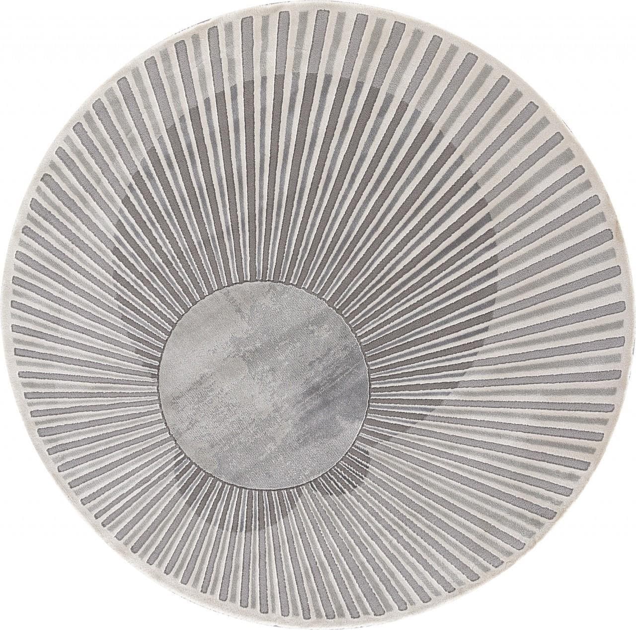 Ковер Ковер KARMEN HALI SAFIR 00837G GREY / GREY Круг 1.17x1.17м