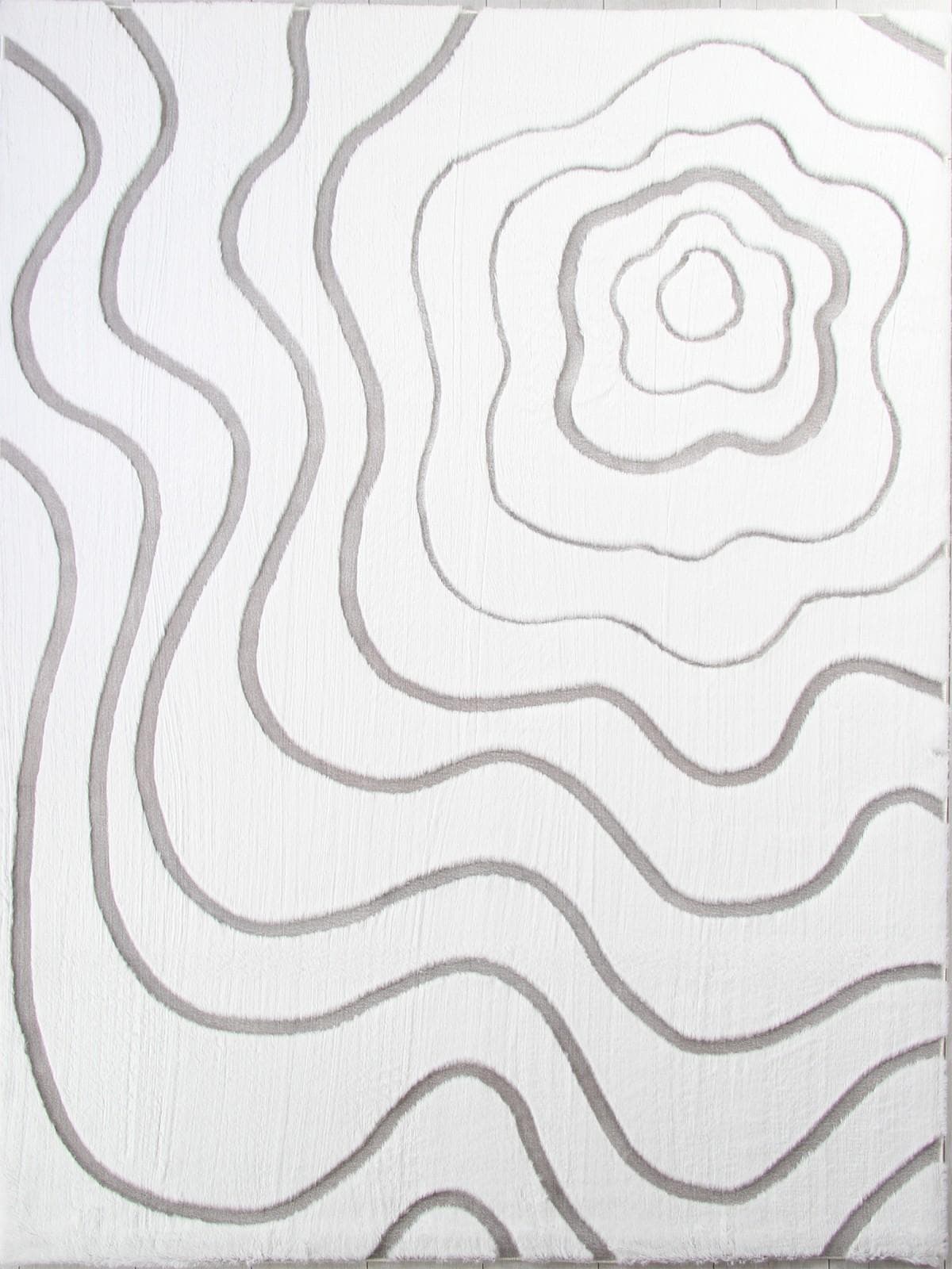 Ковер Ковер Современный PIXEL RABBIT CARVING PX4004 CREAM / GREY 1.2x1.8м