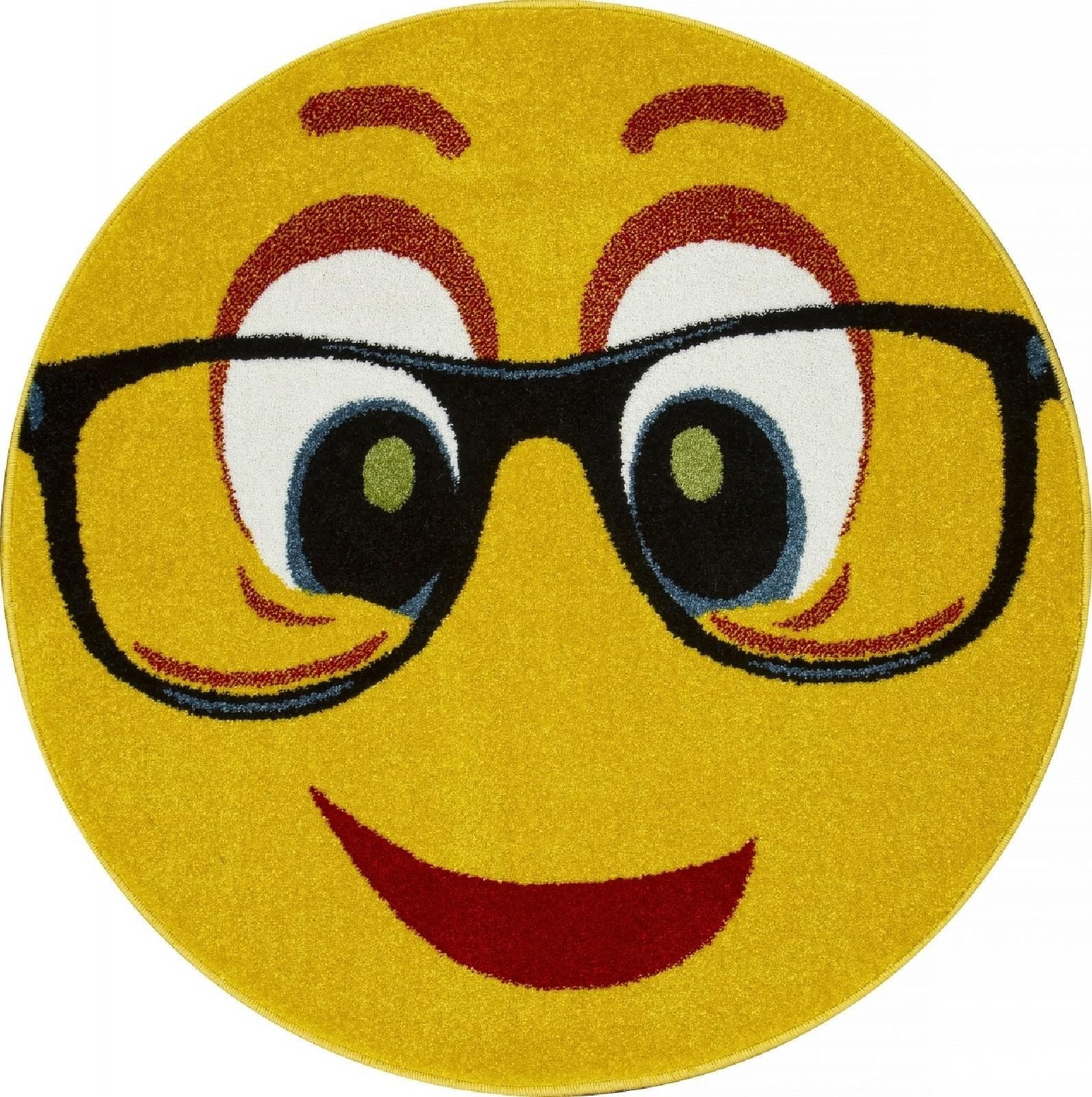 Ковер MERINOS SMILE NC14 YELLOW Круг Круг 1x1м