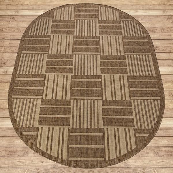 Ковер БелКа Флурлюкс (Сизаль) 51002 50122 овал Овал 0.6x1.1м