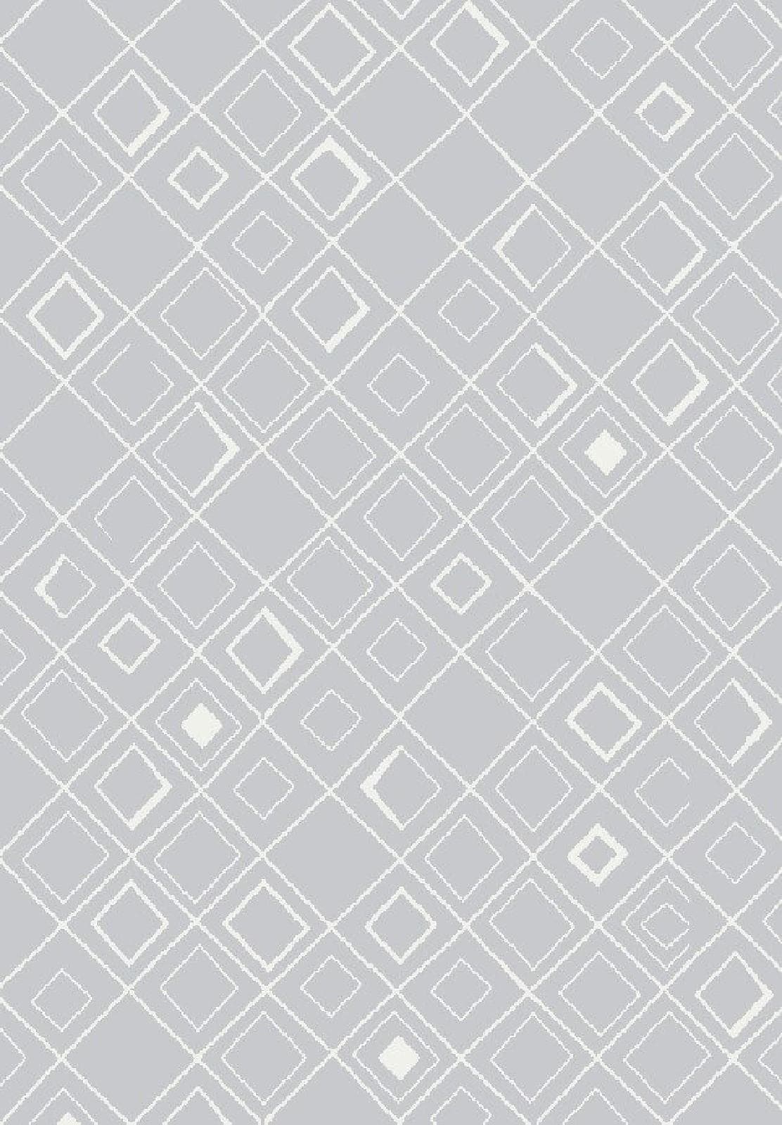 Ковер Devos Caby Ambiance 81223 Silver-White 2.8x3.8м