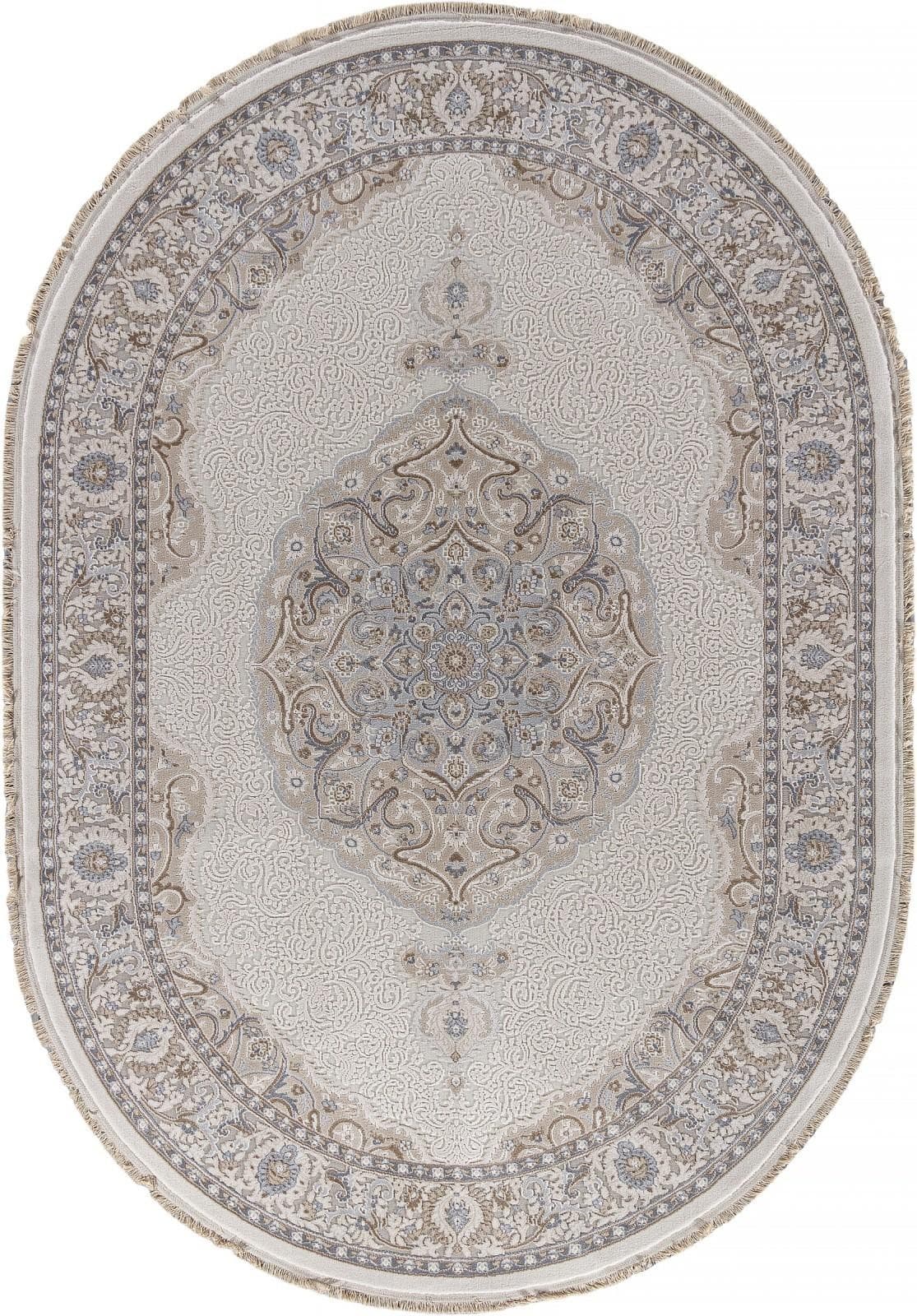 Ковер Ковер Классический DURKAR MELODY 35987Z CREAM / CREAM Овал 0.8x1.5м