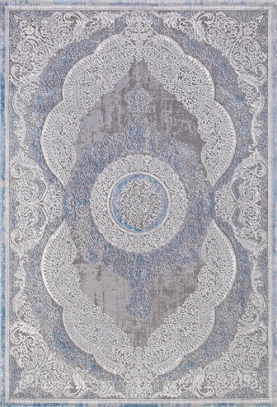 Ковер KARMEN HALI ARMINA 03880A BLUE / BLUE 0.8x1.5м