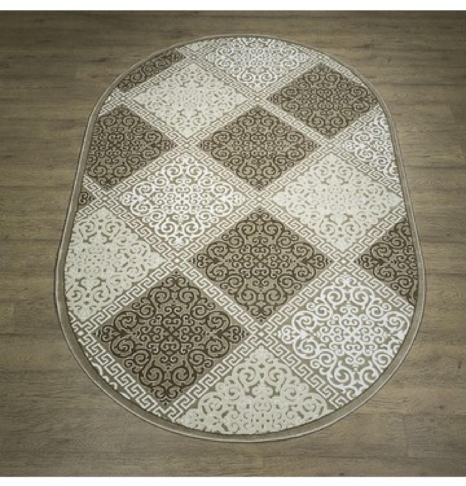 Ковер БелКа Визион 22005 24055 овал Овал 0.8x1.5м