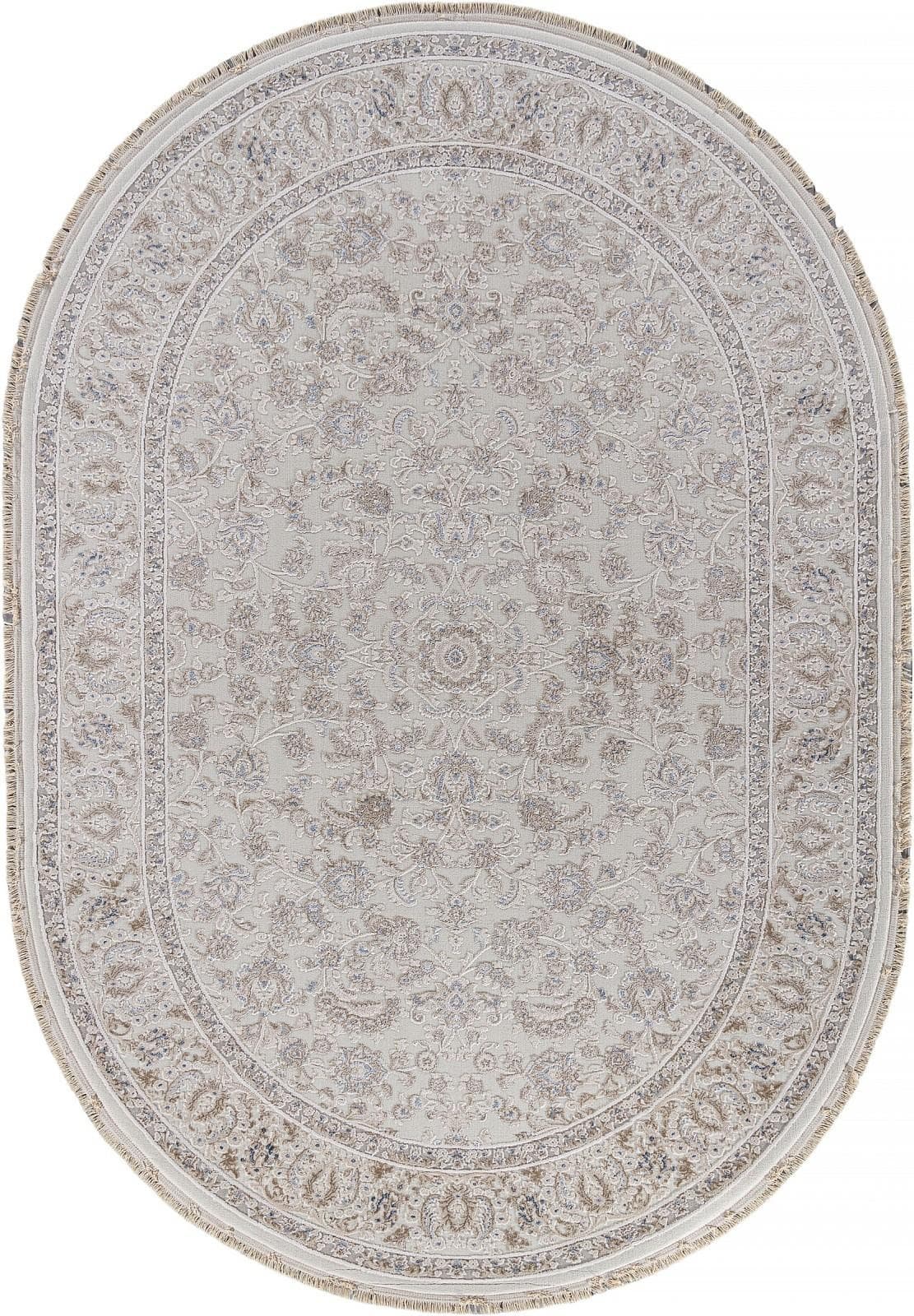 Ковер Ковер Классический DURKAR Jasmine 35826Z CREAM / BEIGE Овал Овал 1.6x2.3м