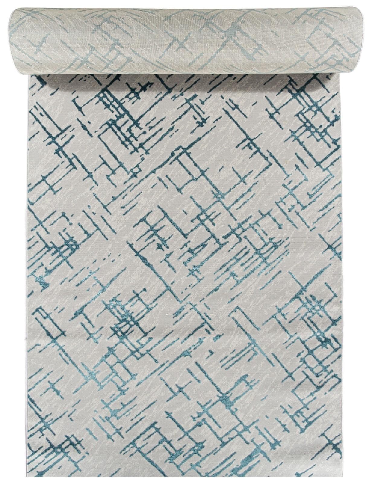 Дорожка Дорожка MERINOS LIMAN F164 GRAY-D.BLUE 25м