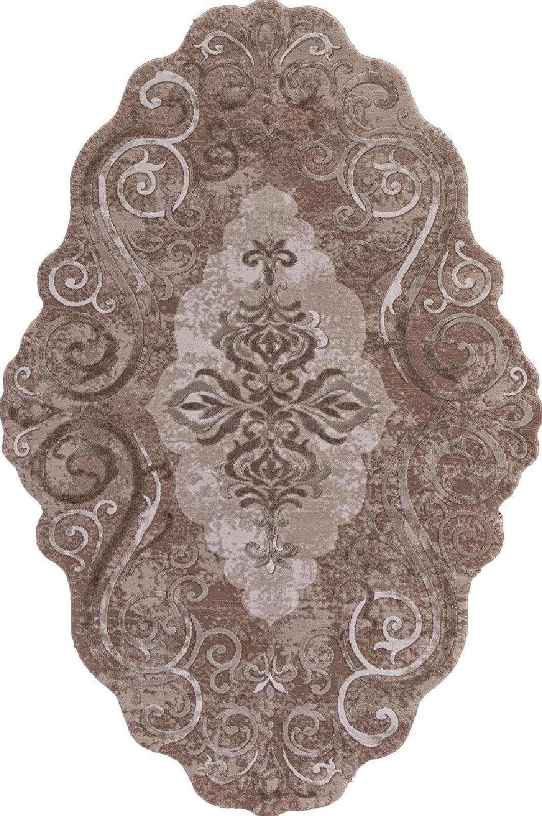 Ковер KARMEN HALI SAFIR 00858A BROWN / BROWN 1.95x2.9м