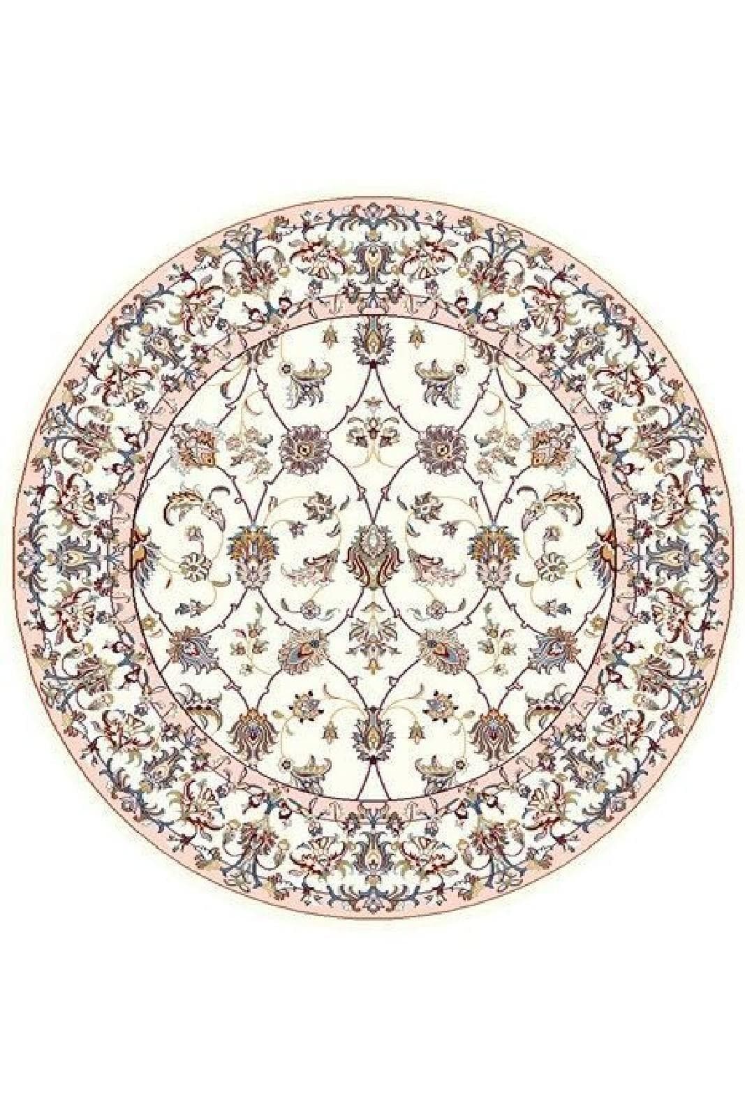 Ковер Erdenet Hunnu Wool+Viscose 6C1562 001 Круг Круг 1.6x1.6м