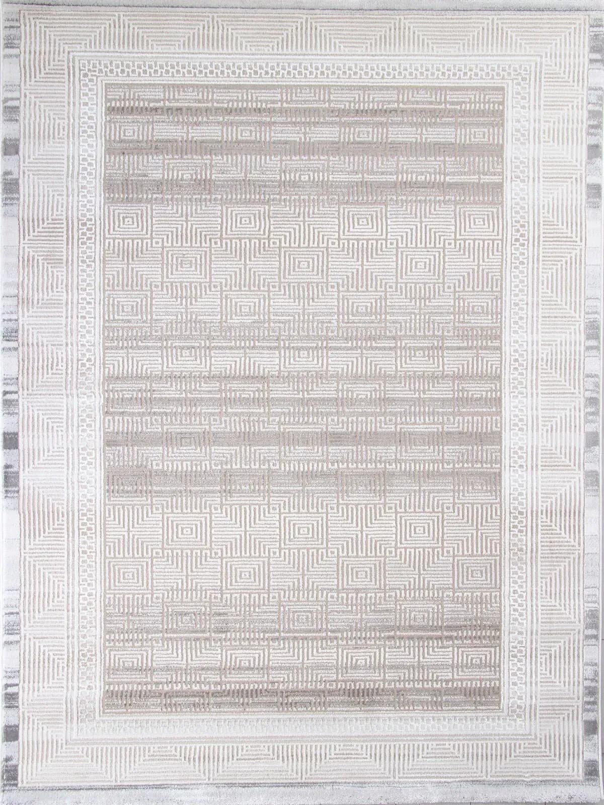 Ковер Ковер Современный SAHAN AMELI 9247A S.BEIGE / P.WHITE 0.78x1.5м