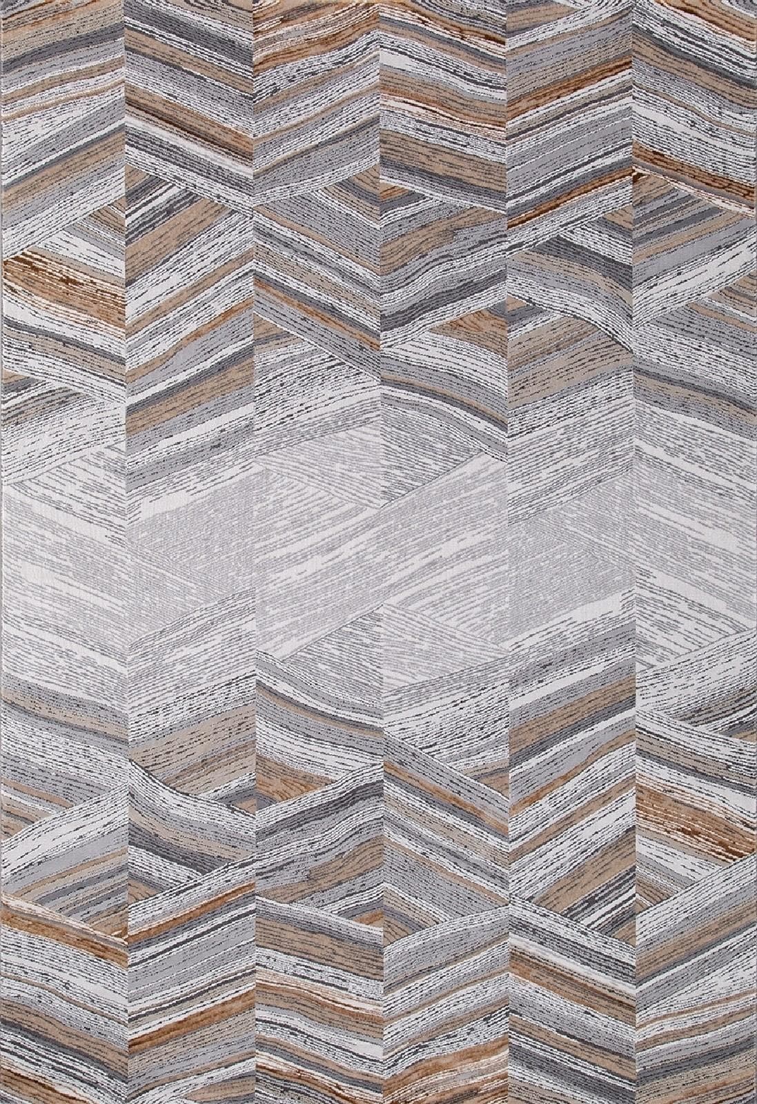 Ковер MERINOS GRANADA 33377 968 GREY / GOLD 0.8x1.5м