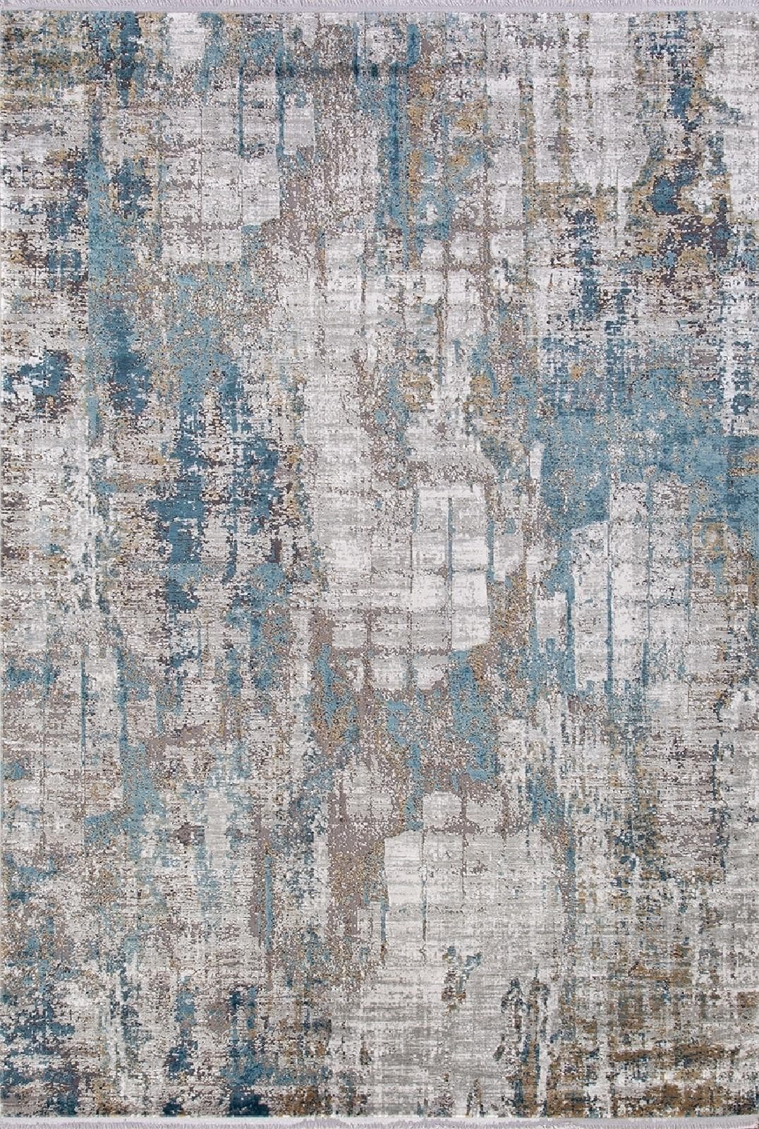 Ковер MILAT OLIMPOS MT139 CREAM / BLUE 0.8x1.5м