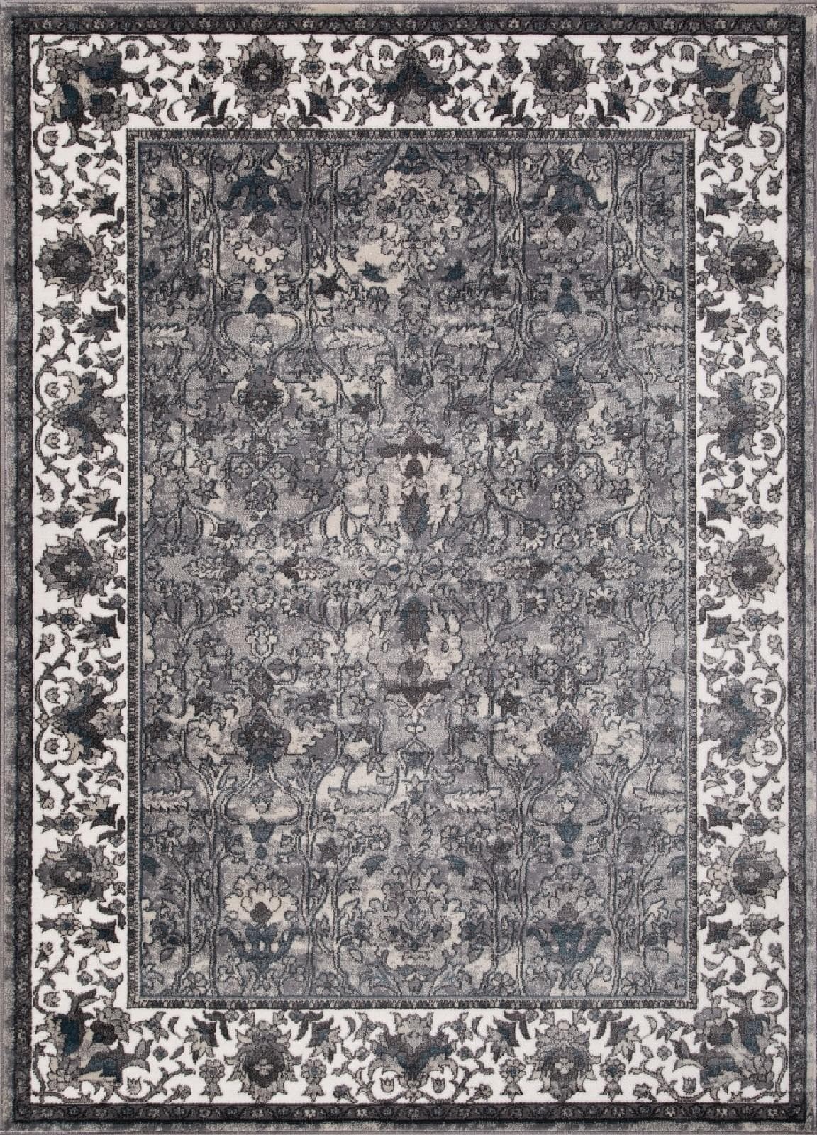 Ковер MERINOS ATLANTIS D741 CREAM-GRAY 0.8x1.4м