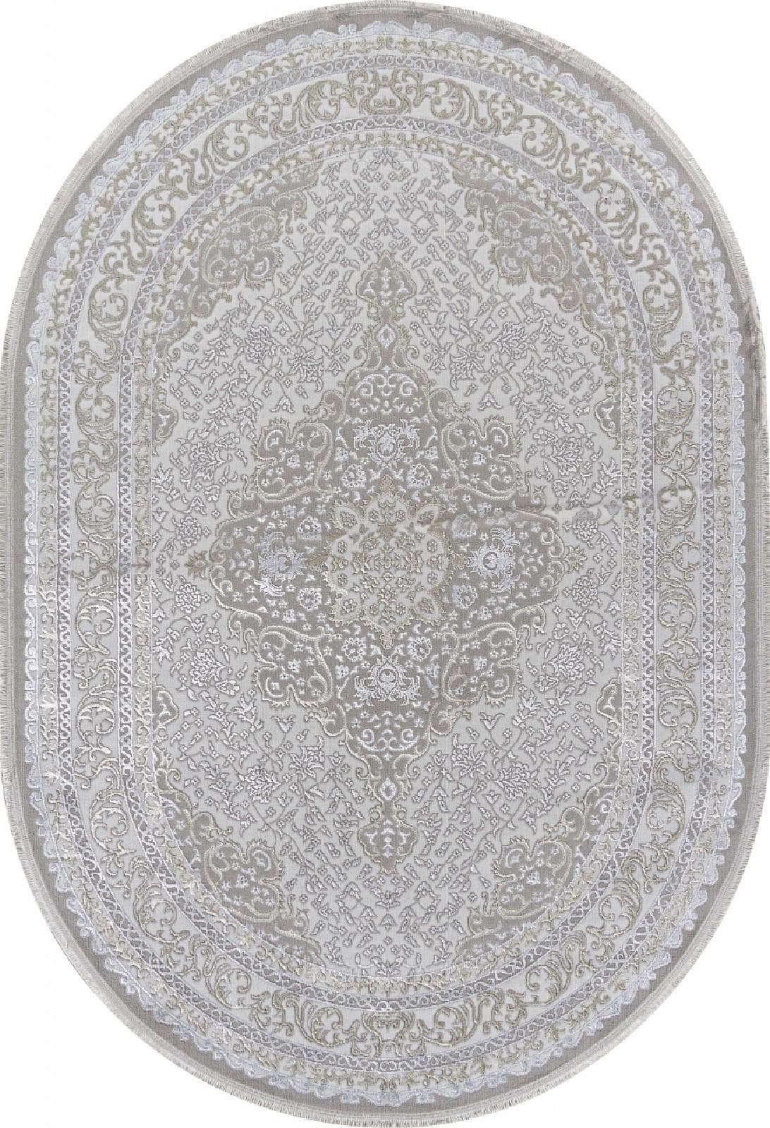 Ковер Ковер Классический ARDA EFSAN Q011A BEIGE SHRINK / BEIGE FDY Овал Овал 0.8x1.5м