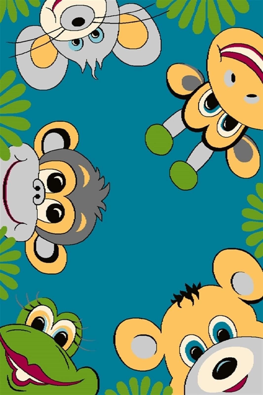 Ковер Agnella Funky Top Tig emerald 3x4м