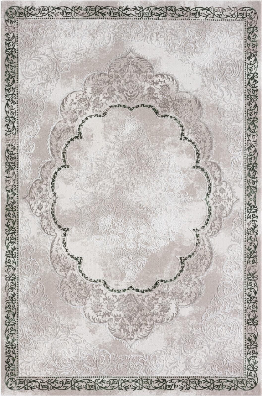 Ковер KARMEN HALI NENSI GL073Z BROWN / BROWN 1.95x5м