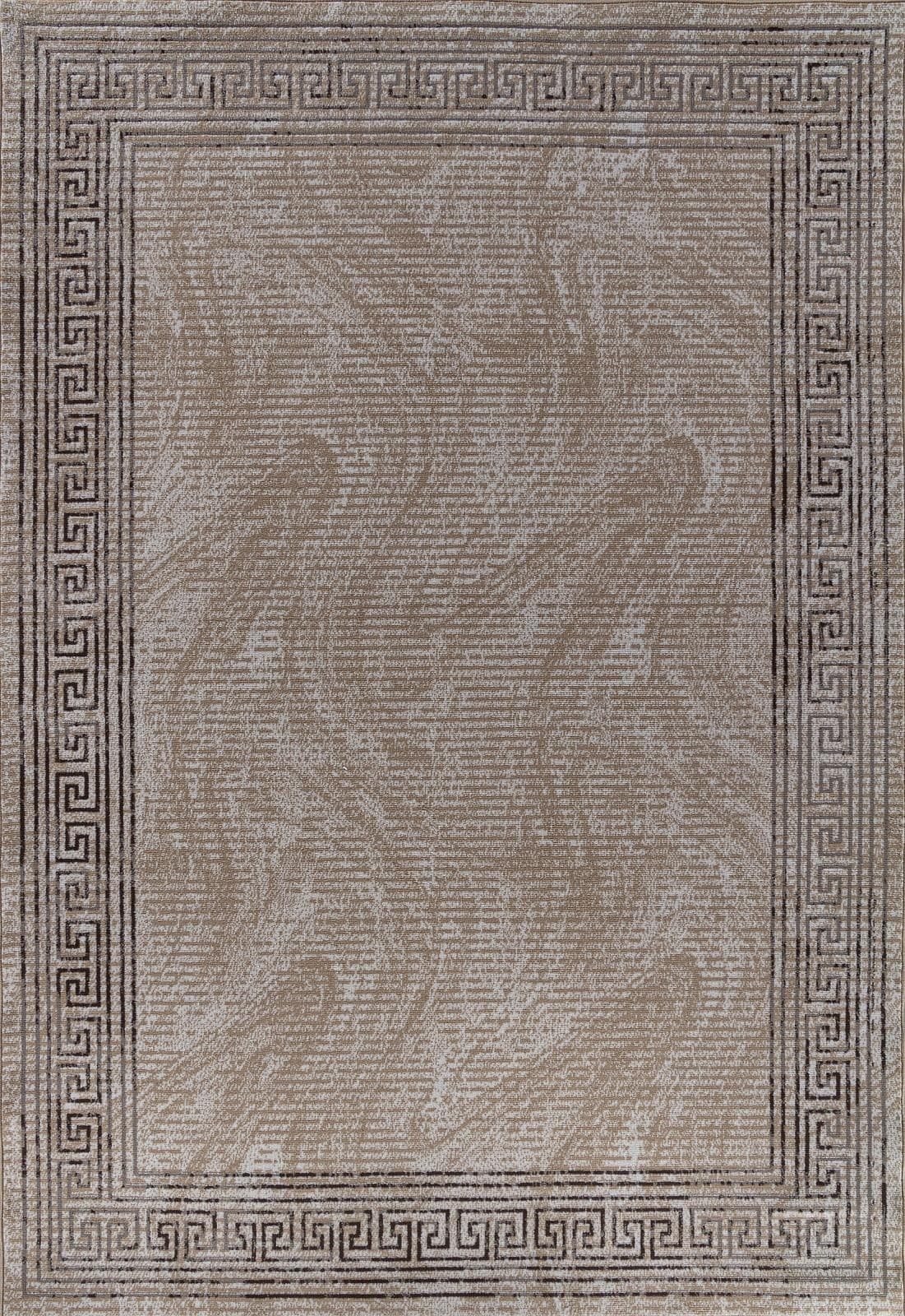 Ковер Ковер Современный AIDIN CARPET PRAGA 06022A TOZ GRI / KAHVE 1x2м