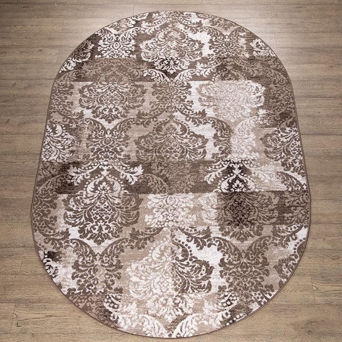 Ковер БелКа Лайла де Люкс 15852 10842 овал Овал 0.8x1.5м