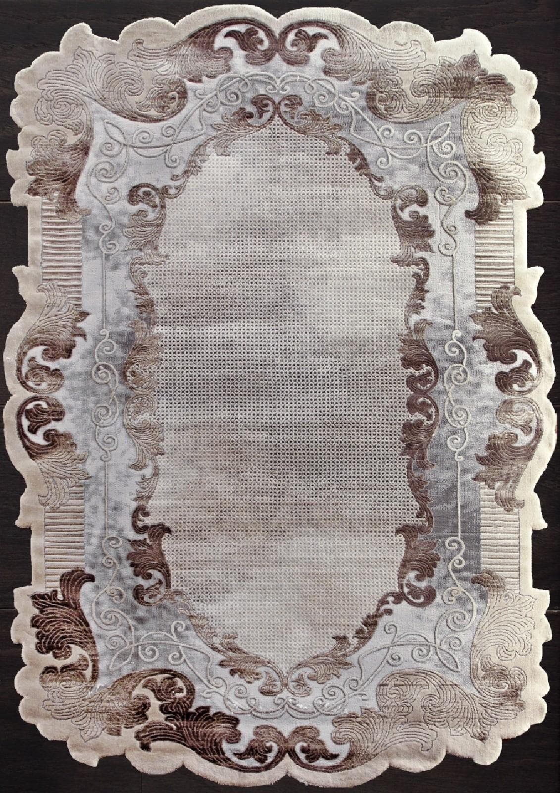 Ковер KARMEN HALI SAFIR 00857C GREY / BROWN 0.78x1.5м