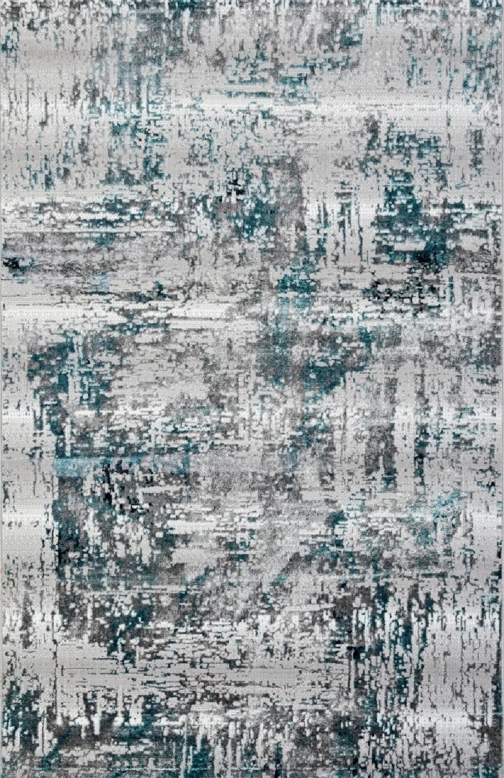 Ковер Ковер Современный ALPIN PARADIZE 00065A TURQUOISE / GREY 2.4x3.4м