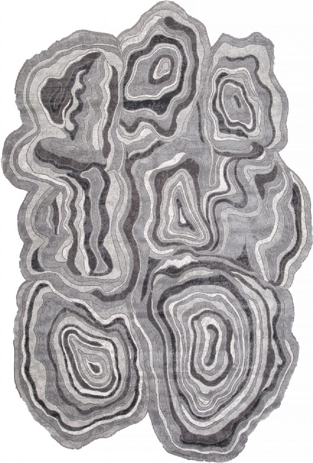 Ковер KARMEN HALI SAFIR 00841G GREY / GREY 0.78x1.5м