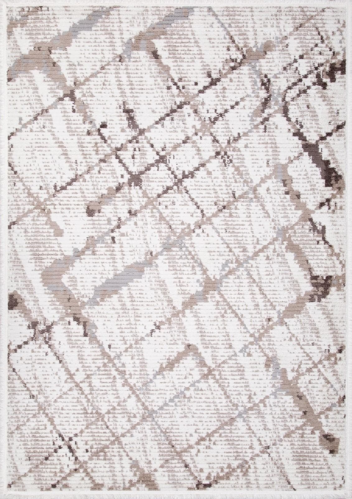 Ковер MILAT JOLI A959AF P.WHITE / L.BEIGE 0.8x1.5м