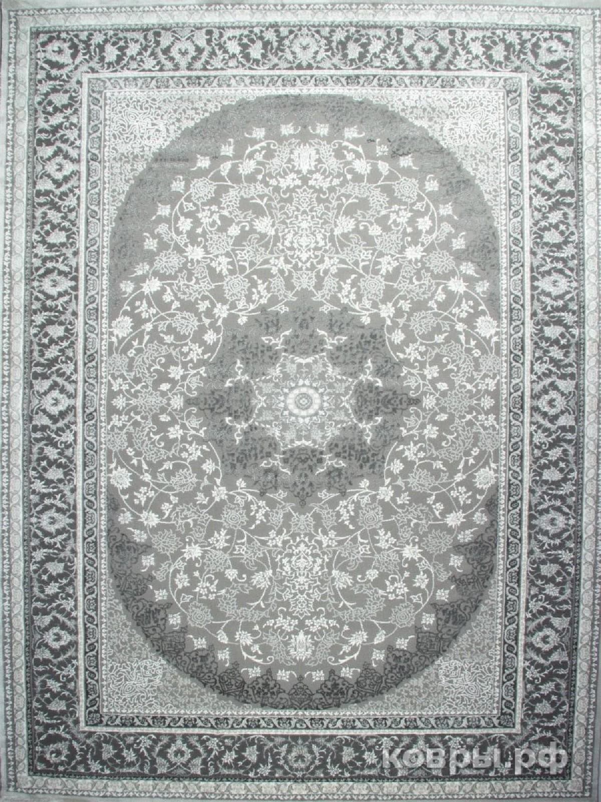 Ковер Ковер KARMEN HALI ARMINA GA007G GREY / GREY Круг 2x2м