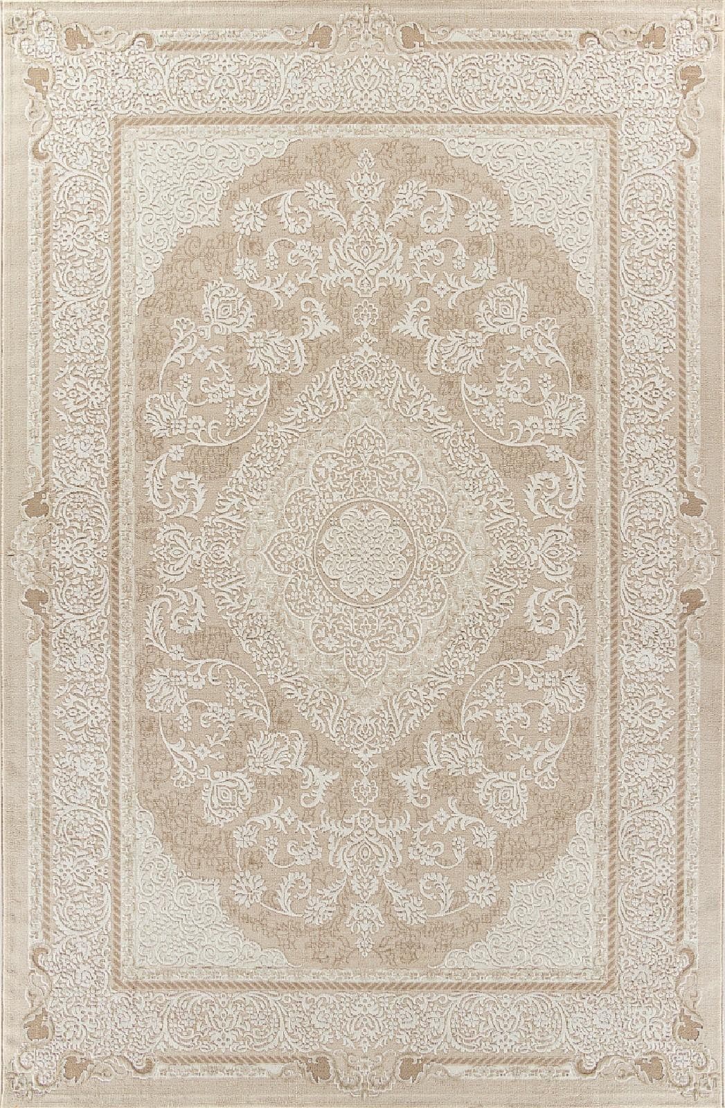 Ковер Ковер Классический ROZA SIESTA M048A WHITE / LIGHT BEIGE 0.78x1.5м