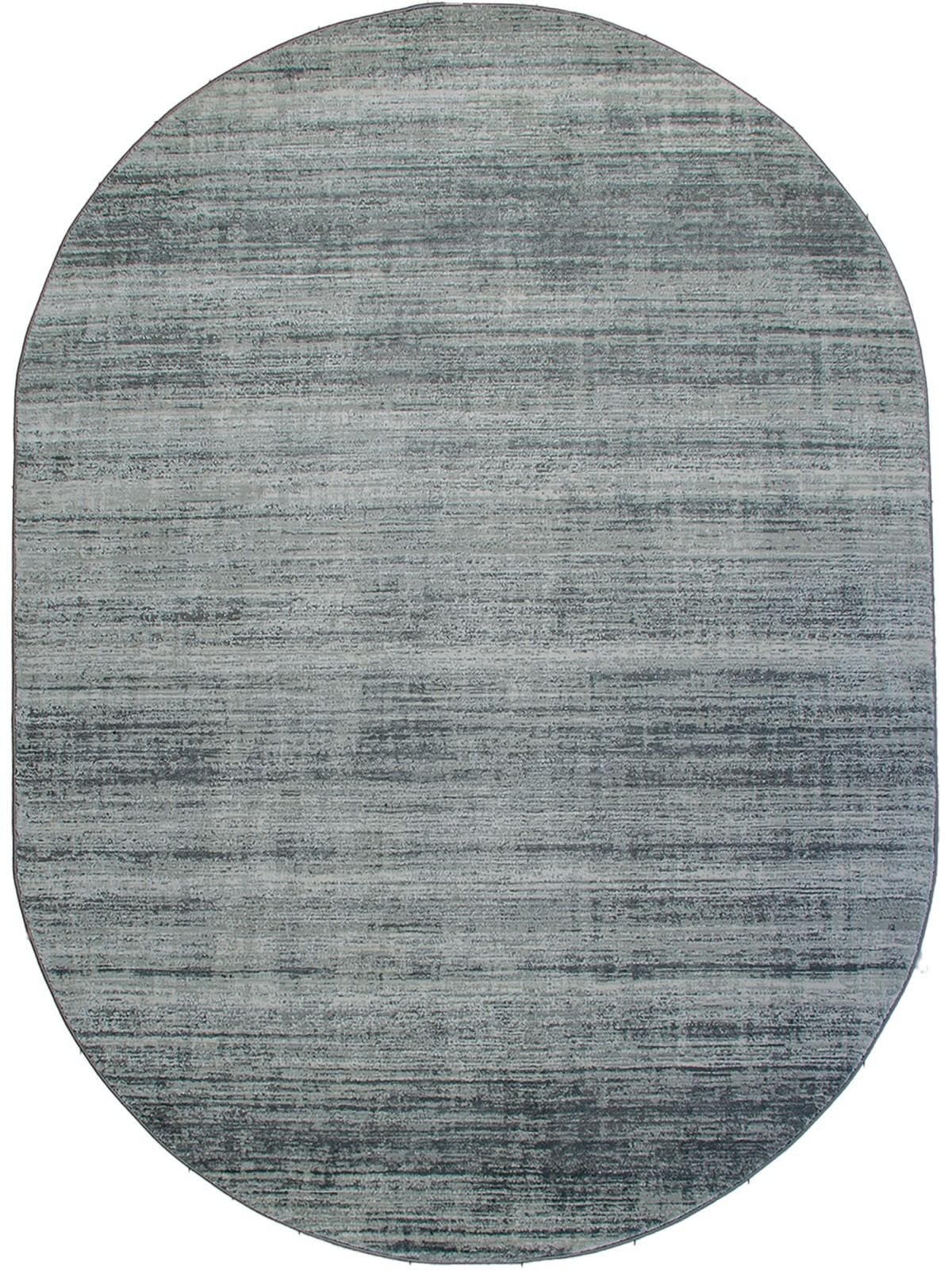 Ковер Ковер Современный KARMEN HALI ARMINA 04077G GREY / GREY Овал 1.6x2.3м