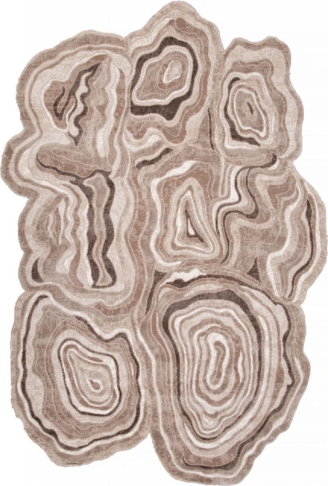 Ковер KARMEN HALI SAFIR 00841A BROWN / BROWN 1.16x1.8м