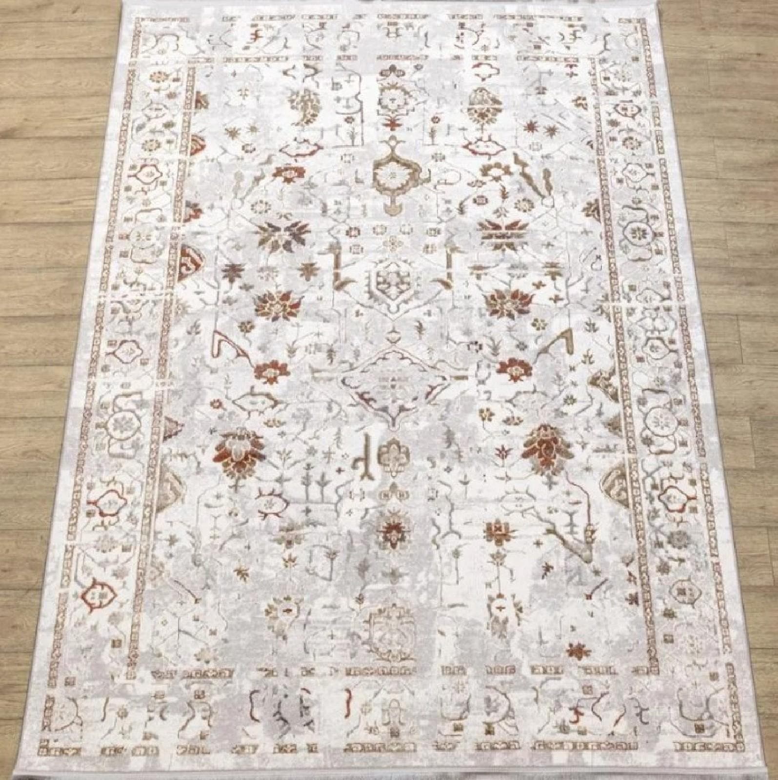 Ковер Ковер Karmen hali Ascona 10063B GREY / TERRA 0.7x1.5м