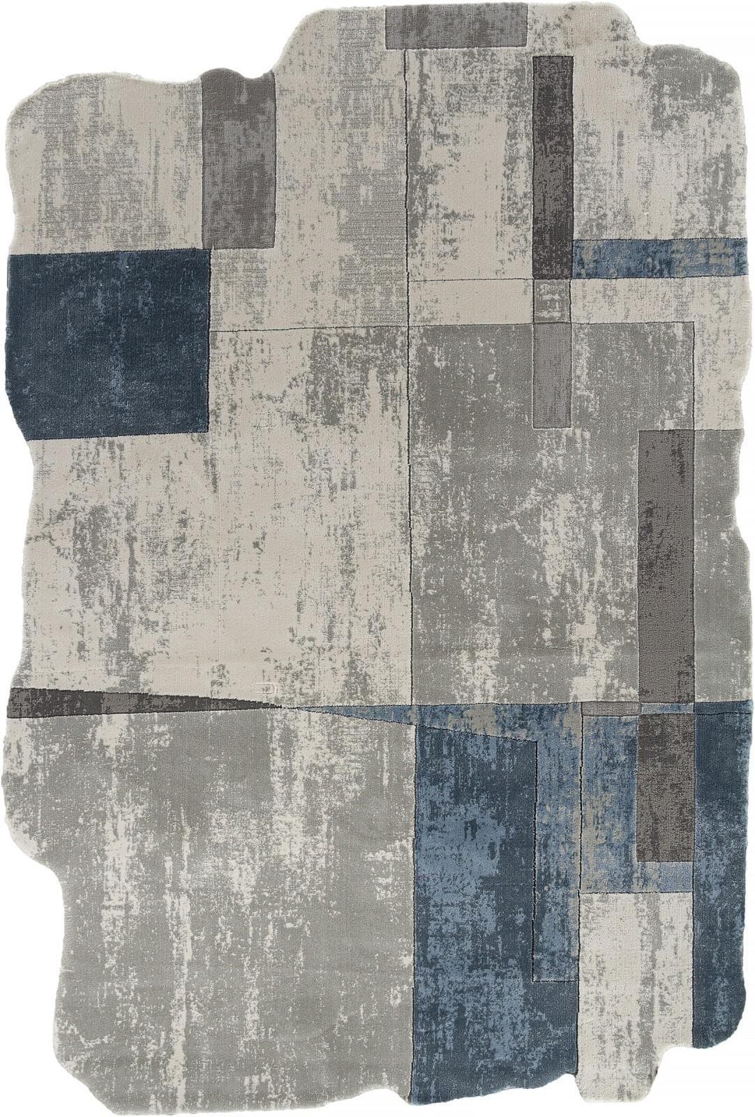 Ковер Ковер Современный KARMEN HALI SAFIR 00838T GREY / BLUE 0.78x1.5м