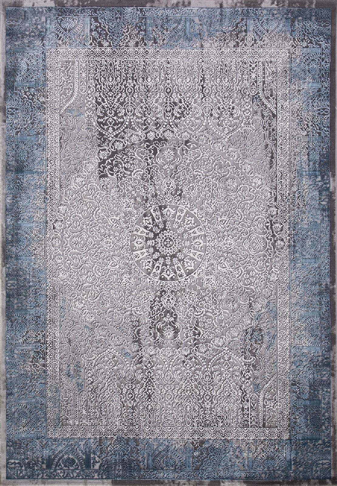 Ковер KARMEN HALI ARMINA 03878A BLUE / BLUE 0.8x1.5м