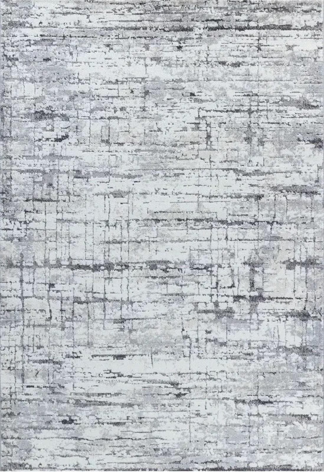 Ковер OZ KAPLAN Coruna B0492B Grey-Cream 1x1.4м