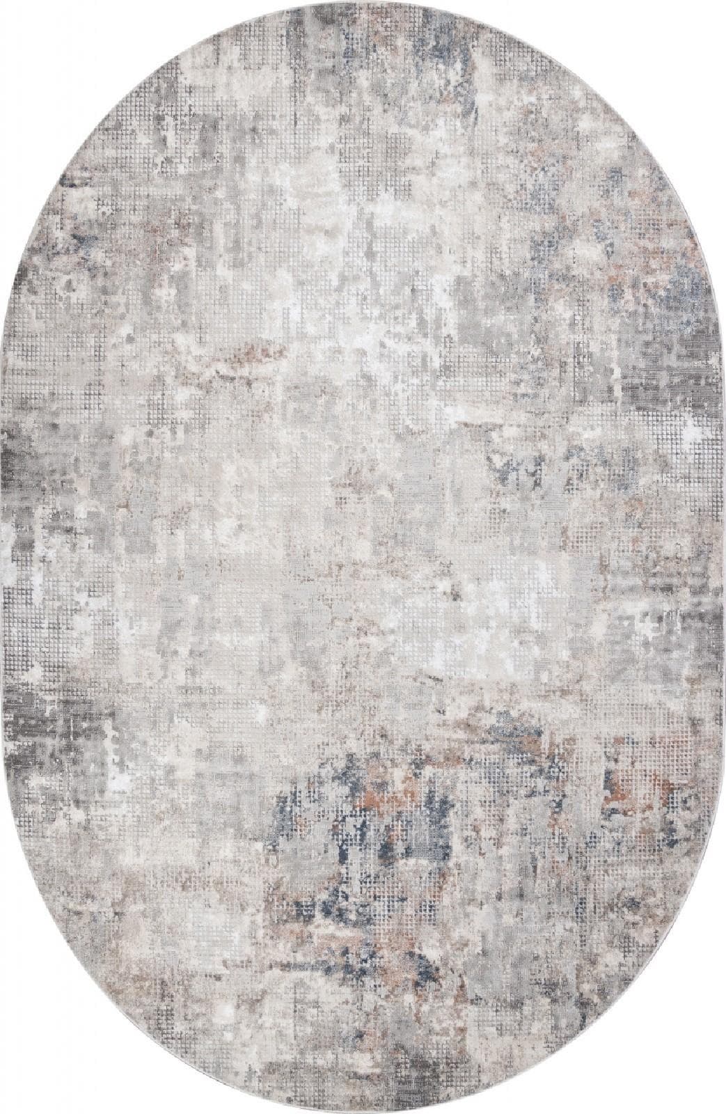 Ковер Ковер Современный ARTEMIS KIRKE 02950A BLUE / BEIGE Овал Овал 2x2.9м