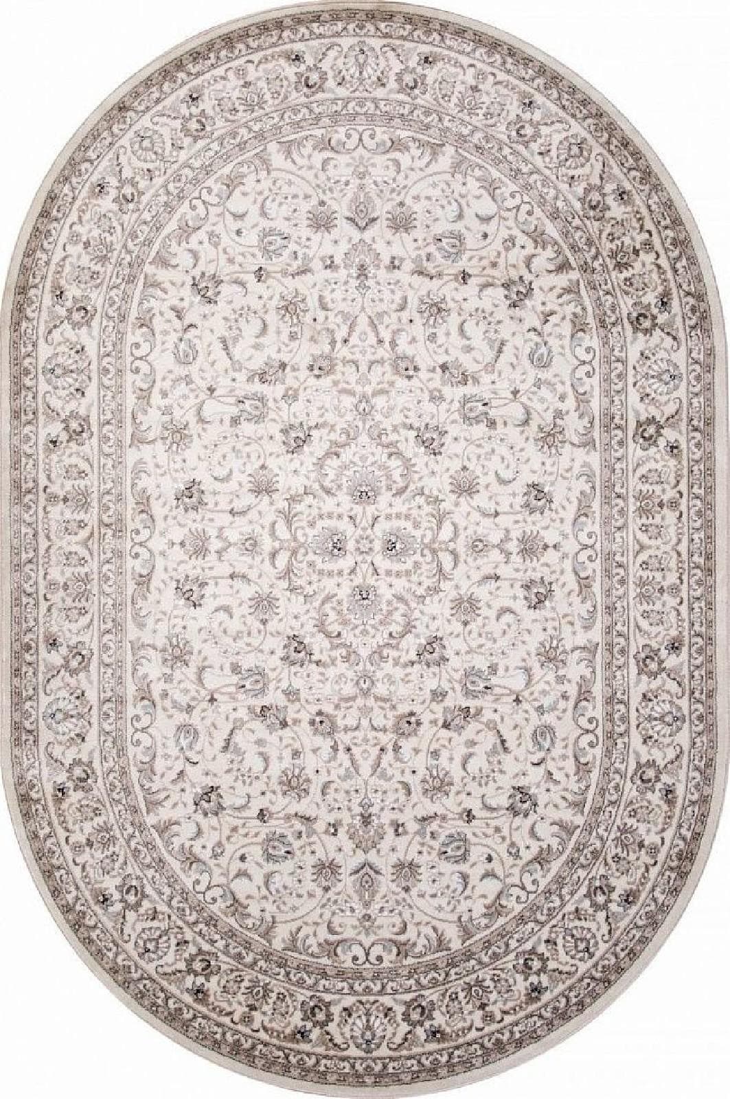 Ковер MERINOS VALENCIA DELUXE F014 CREAM Овал Овал 1x2м