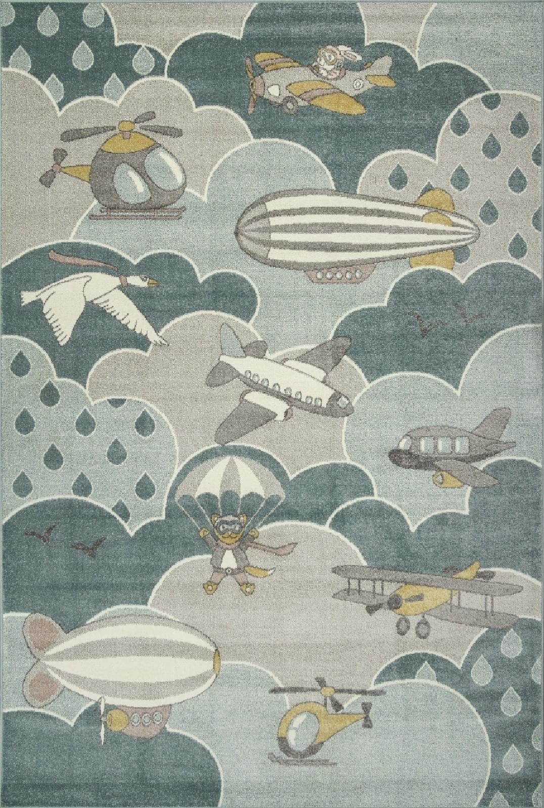 Ковер Ковер Детский MERINOS IZUMRUD C225 MULTICOLOR 0.8x1.5м