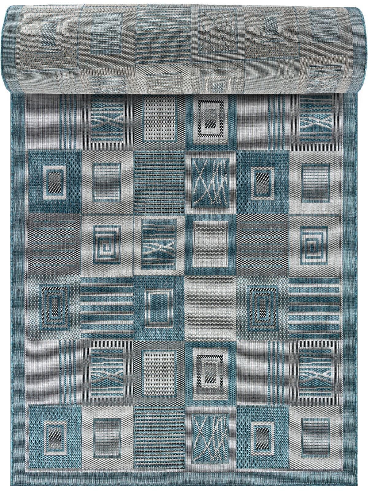 Дорожка Дорожка Современный MERINOS KAIR S138 BLUE 25м