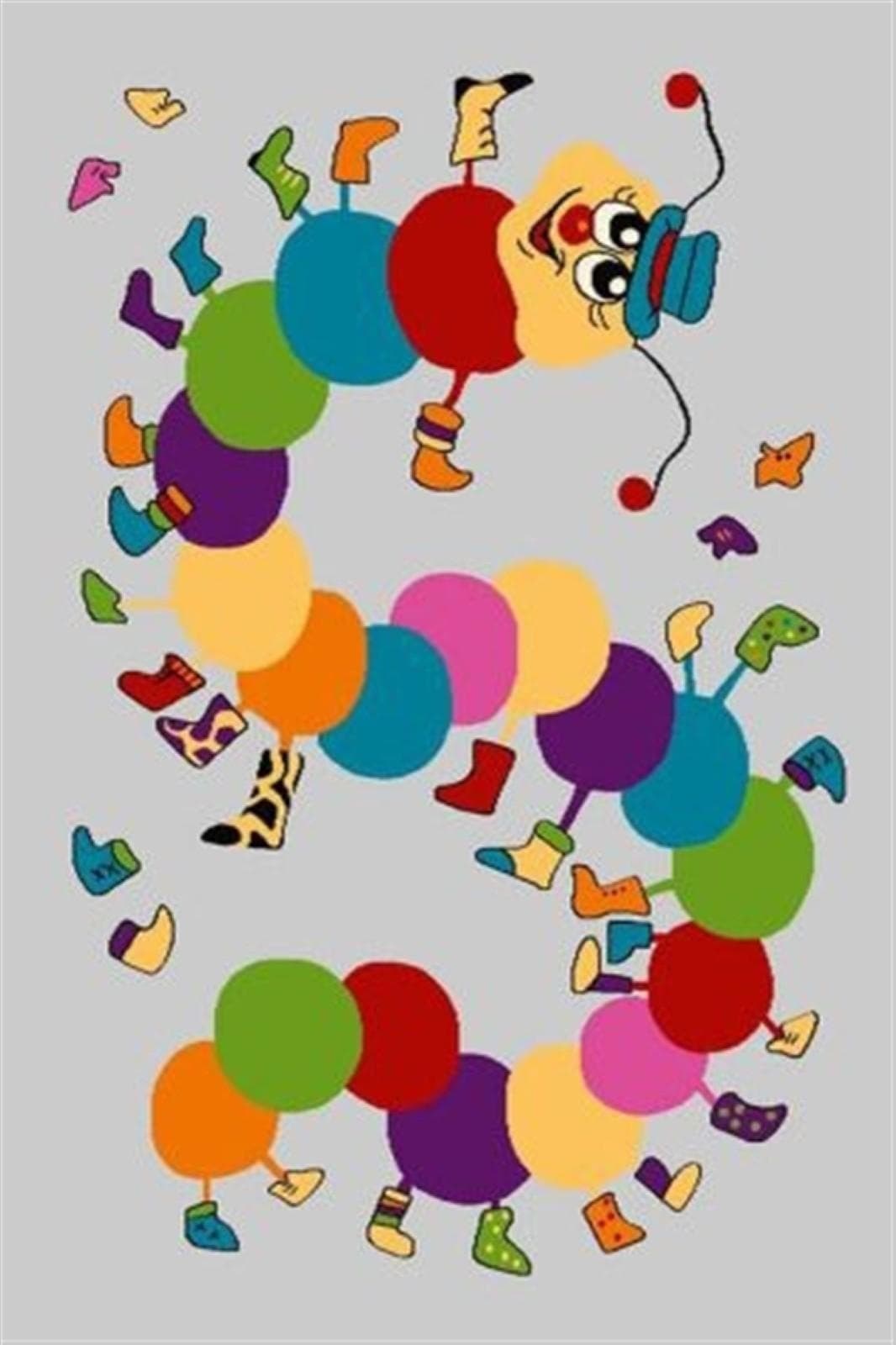 Ковер Agnella Funky Top Iwo graphite 3x4м